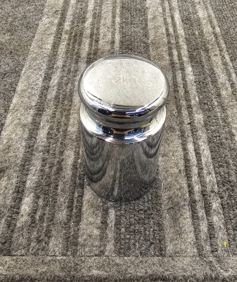 2KG Calibration Weight For Mini Digital Scale Test Weight Carbon Steel