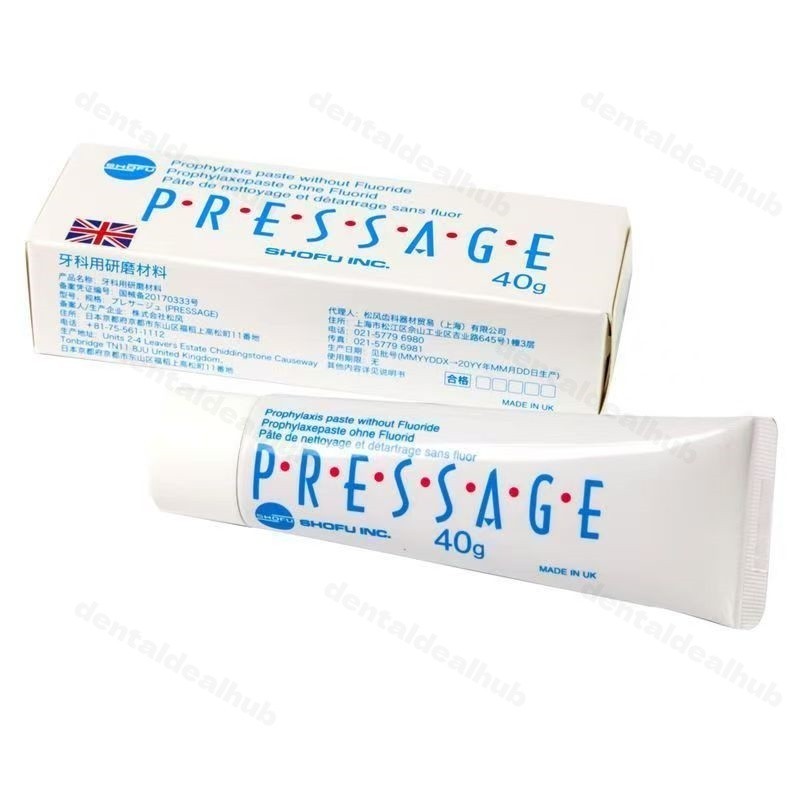 Dental Polishing Paste for Plaque & Stain Removal, Smooth Polished Surfaces, 40g