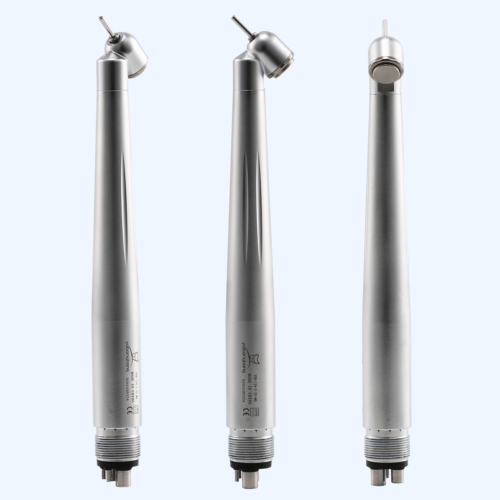 Dental Surgical 45 Degree High Speed Handpiece Push Button Single Spray 4 Holes