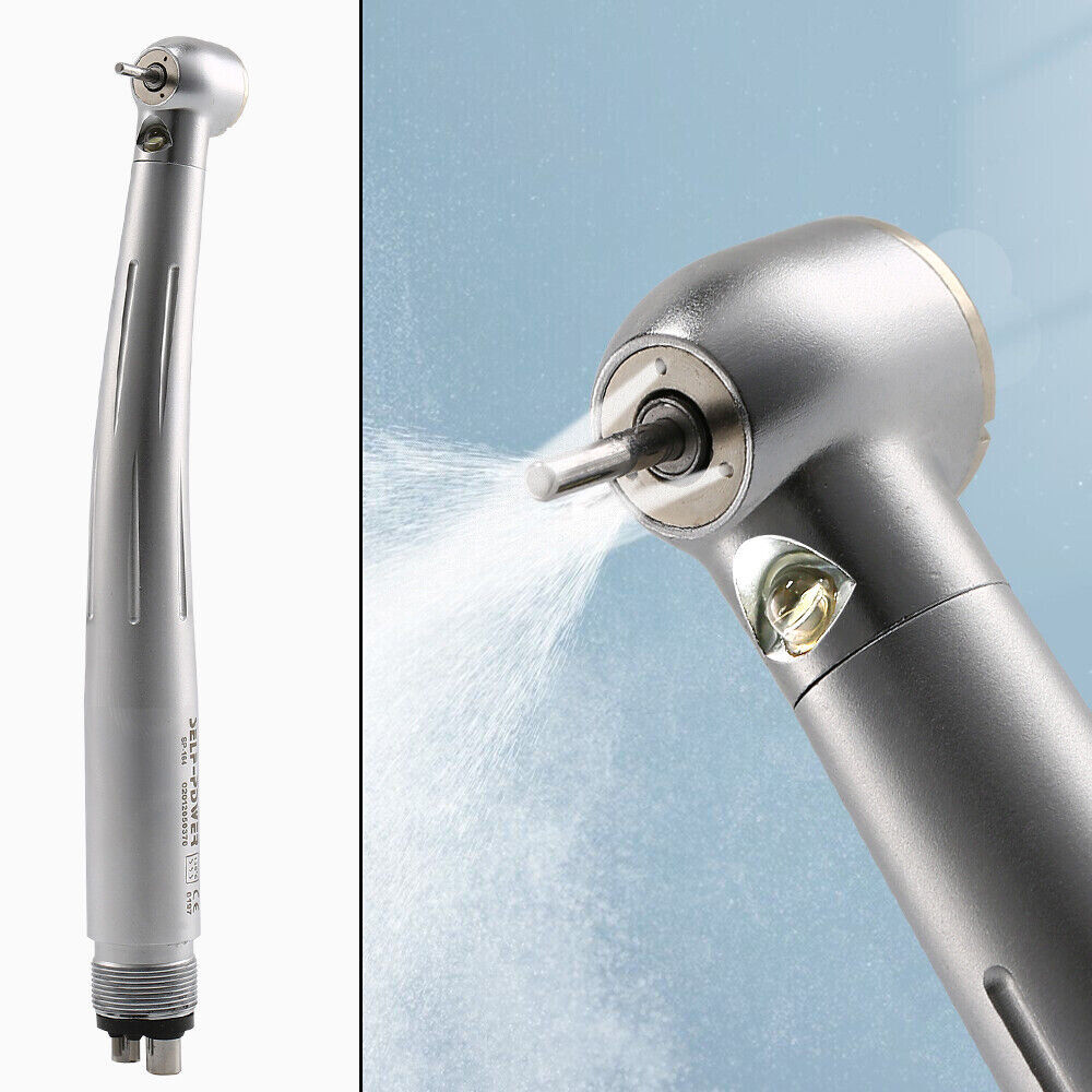 NSK Style Dental Fiber Optic LED E-generator High Speed Handpiece Turbine 4 HOLE