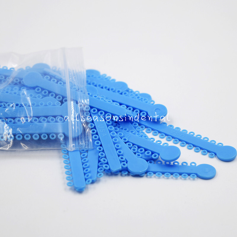 1040 Dental Orthodontic Ligature Ties Elastic Rubber Band Elastomeric Ligaduras