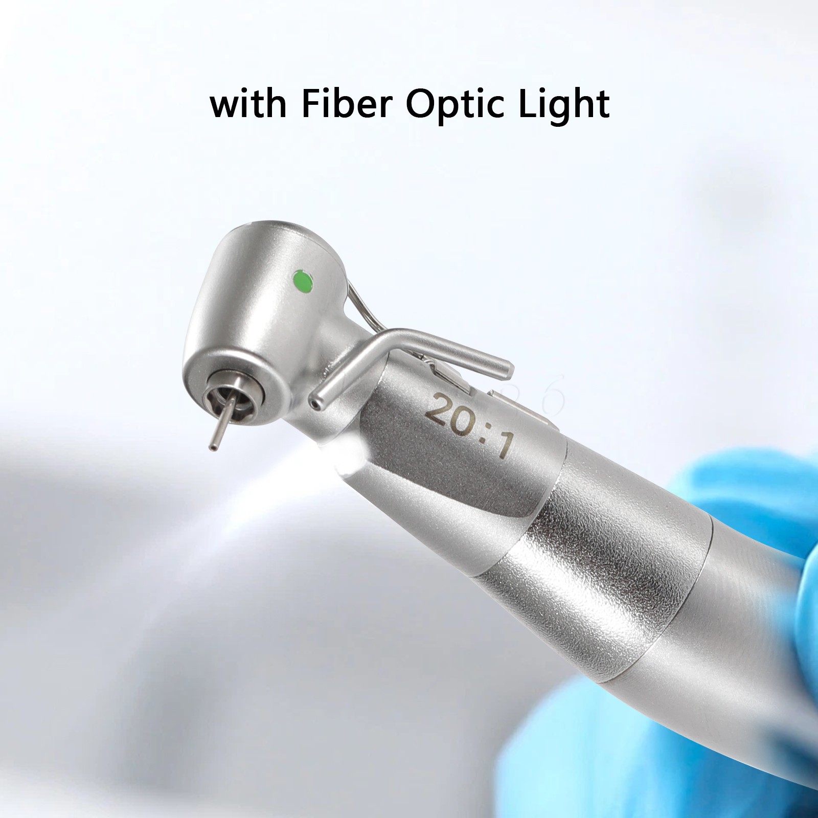 LED Fiber Optic 20:1 Detachable 75N Dental 20:1 Reduction Implant Handpiece
