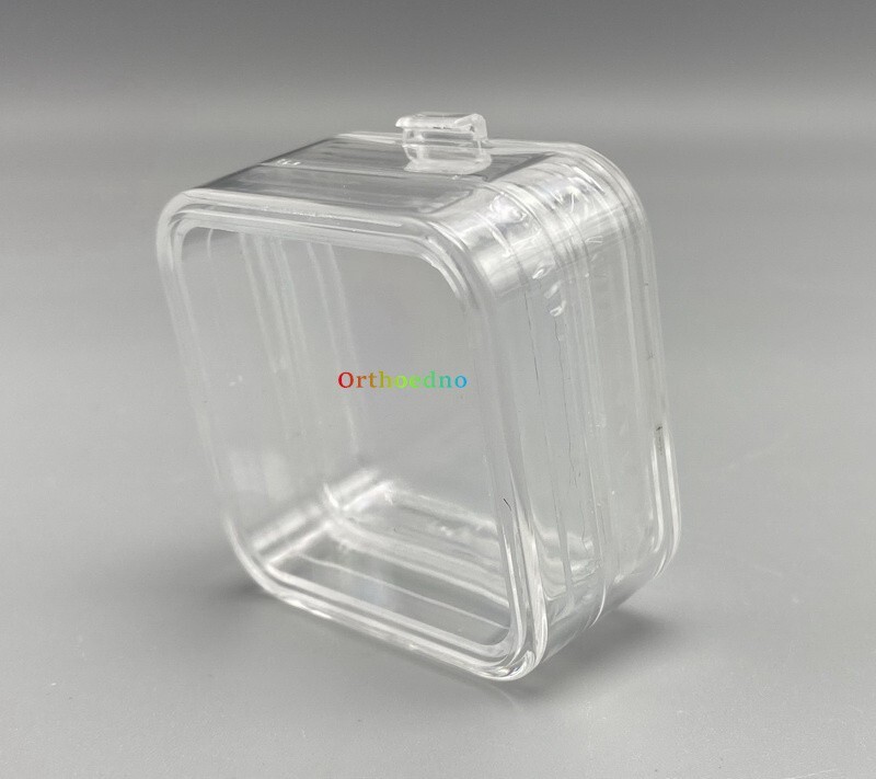 90Pcs Denture False Teeth Membrane Case Container Hinged Display Box Jewelry USA