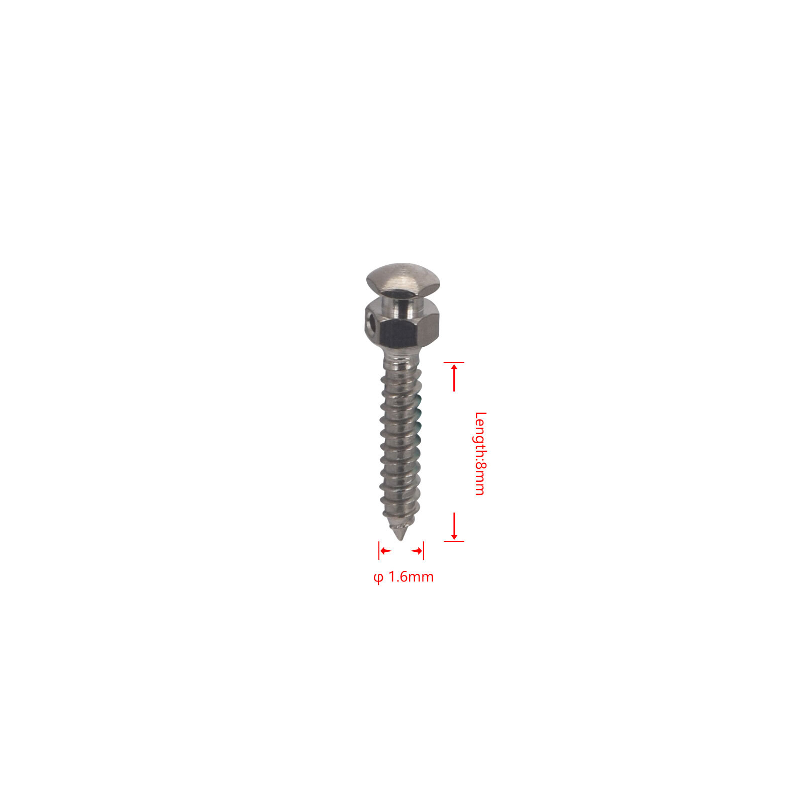 Dental Orthodontic Titanium Micro Implant Mini Screws Self-Drilling Screwdriver