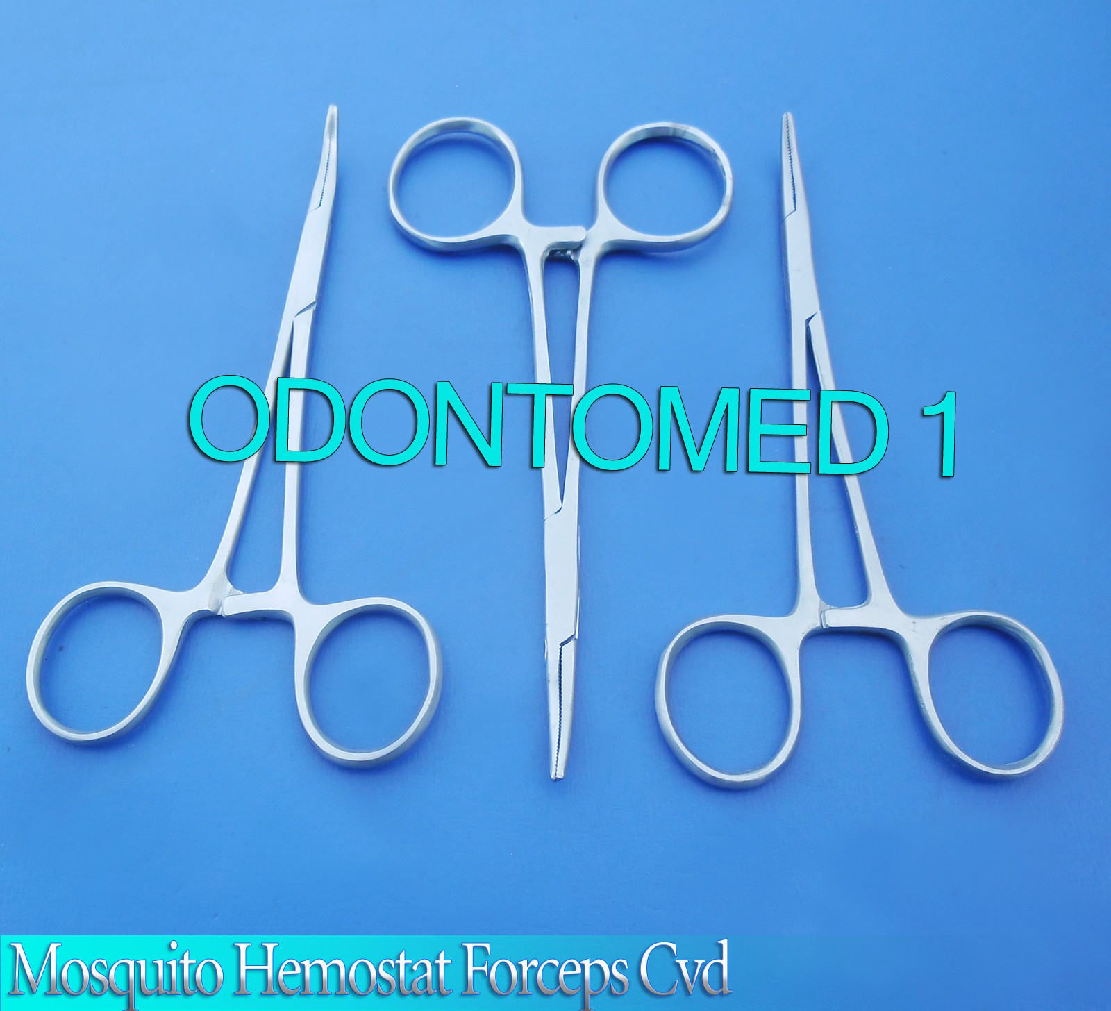 3 Micro Mosquito Hemostat Forceps Curved Fine Point 5″ Surgical Instruments