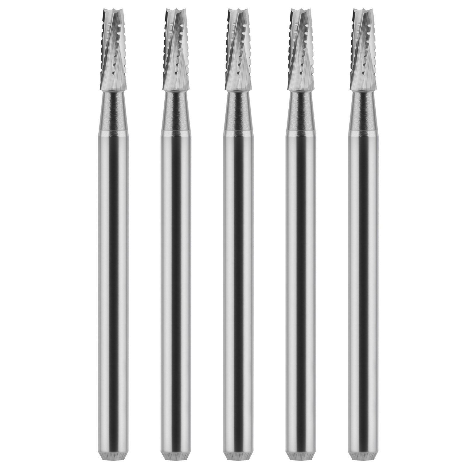 Wave Dental Surgical Carbide Burs FGOS 702 Flat End Taper Crosscut 25mm Length