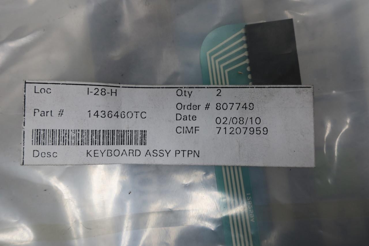 Mettler Toledo 143646OTC Keyboard Assembly