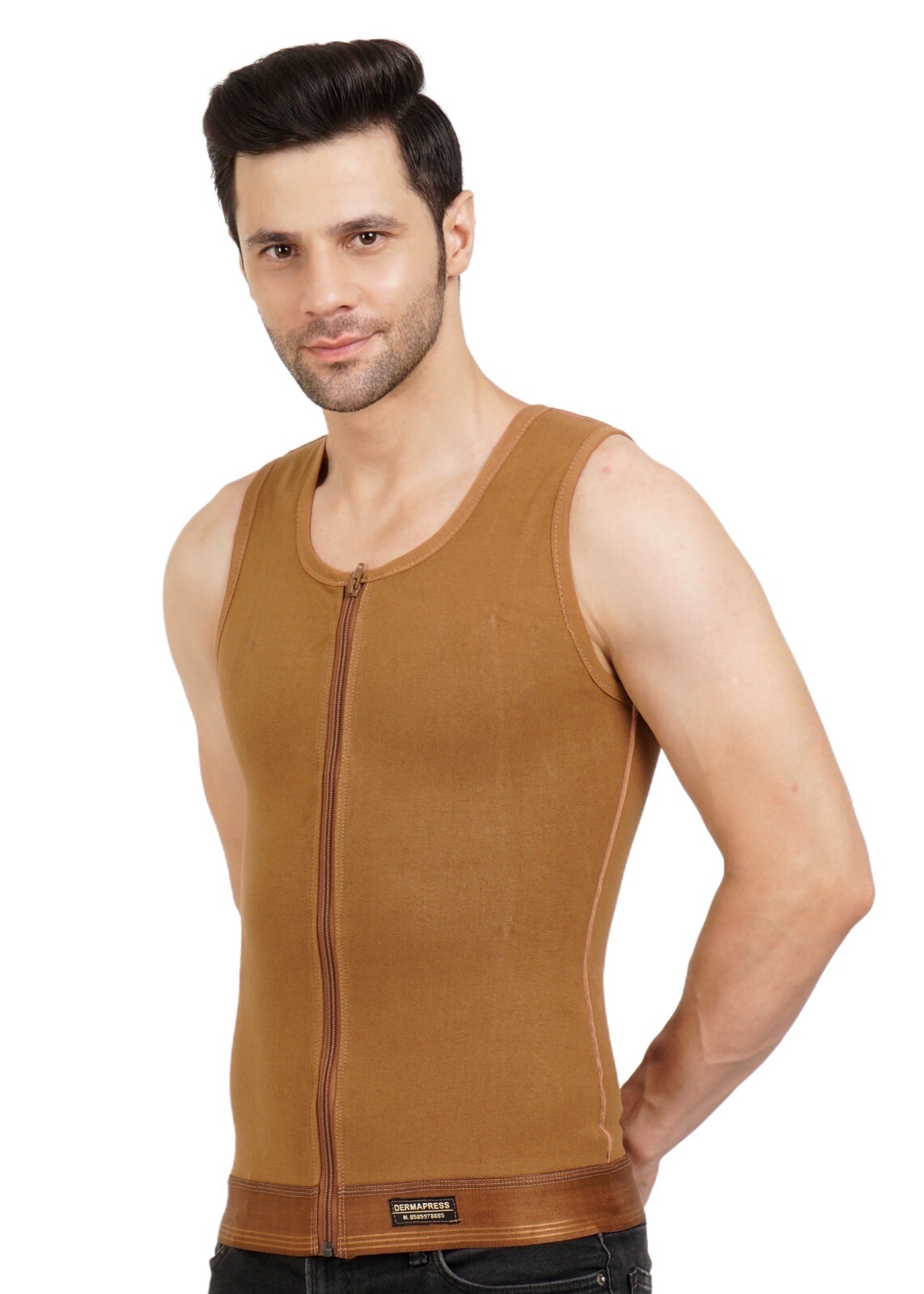 Gynecomastia & Liposuction Compression Full Vest | Moderate Compression | Cotton