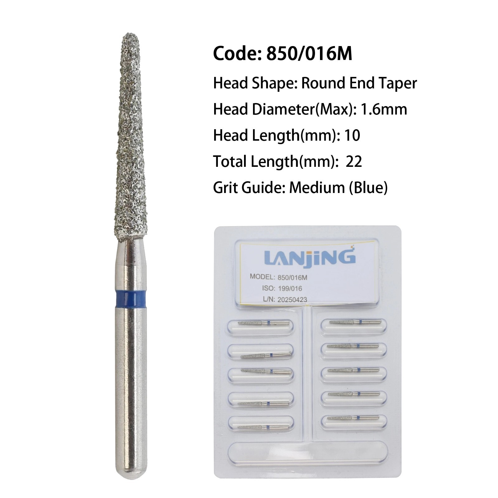 Dental Burs Diamond Egg Football FG Pear Round End Taper Cylinder High Speed 830