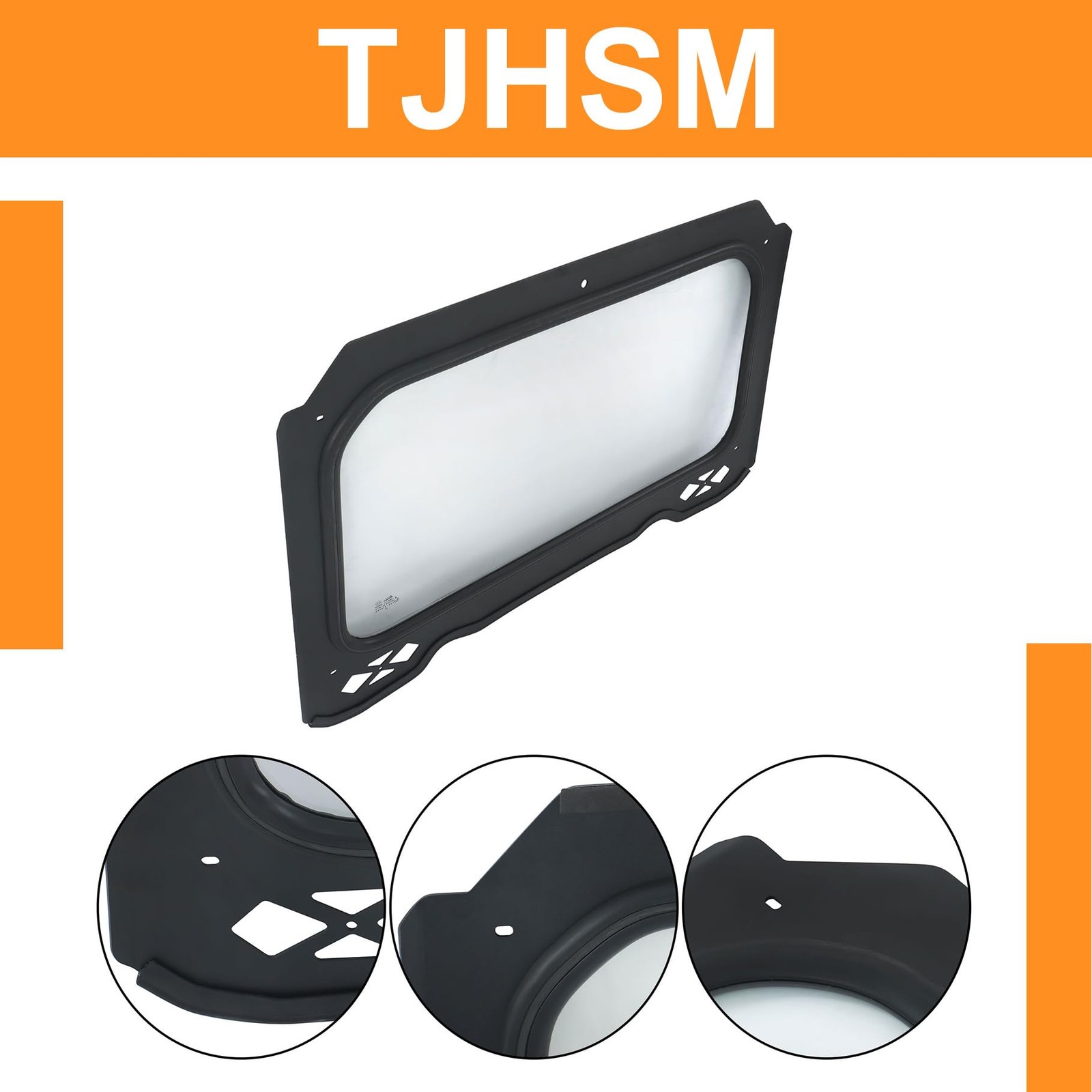 Full Glass Windshield With Wiper Replacement for RZR XP 1000 2014-2018