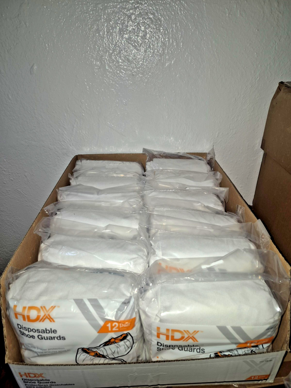 Disposable Shoe Covers, (144pairs) (12 packs)