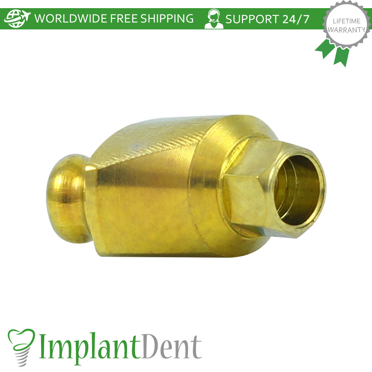1x Dental Angulated 30° Loc-Low Attachment Int Hex 2.42mm