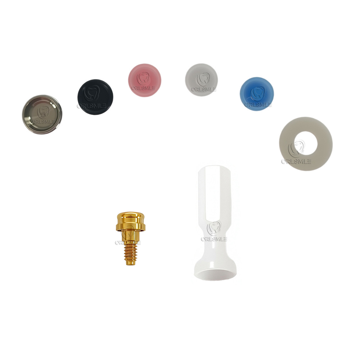 Locator abutment attachment full Set fit to Sweden&Martina-4.25 GH1-6mm