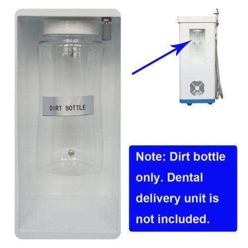 1x Dirty Bottle for Greeloy GU-P209 Portable Dental Delivery Cart Treatment Unit