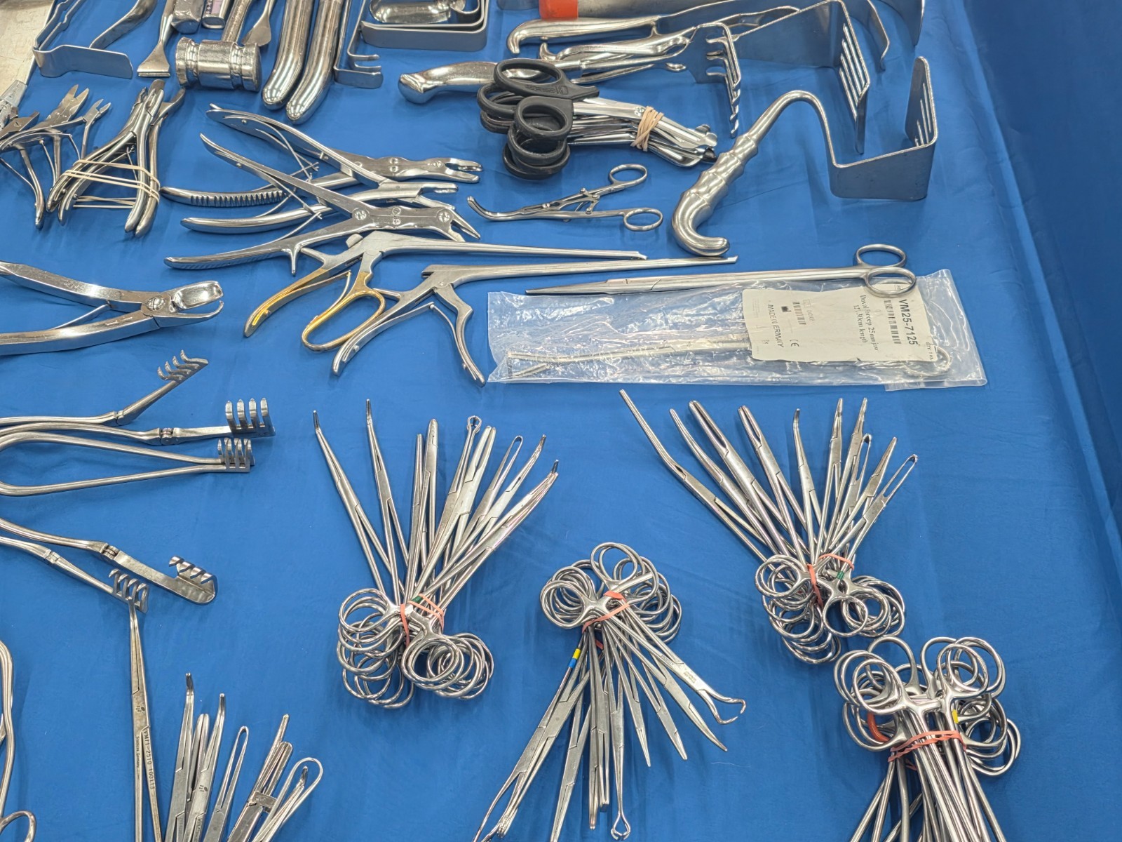 200-piece German Unbranded Surgical Instrument Medical Stainless Steel Tool Lot
