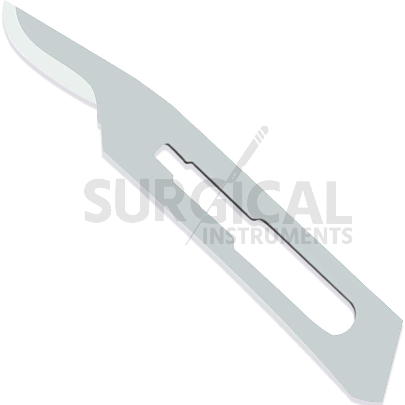 100 Scalpel Blades #15C Surgical Dental ENT Instruments with Free #3 BP Handle