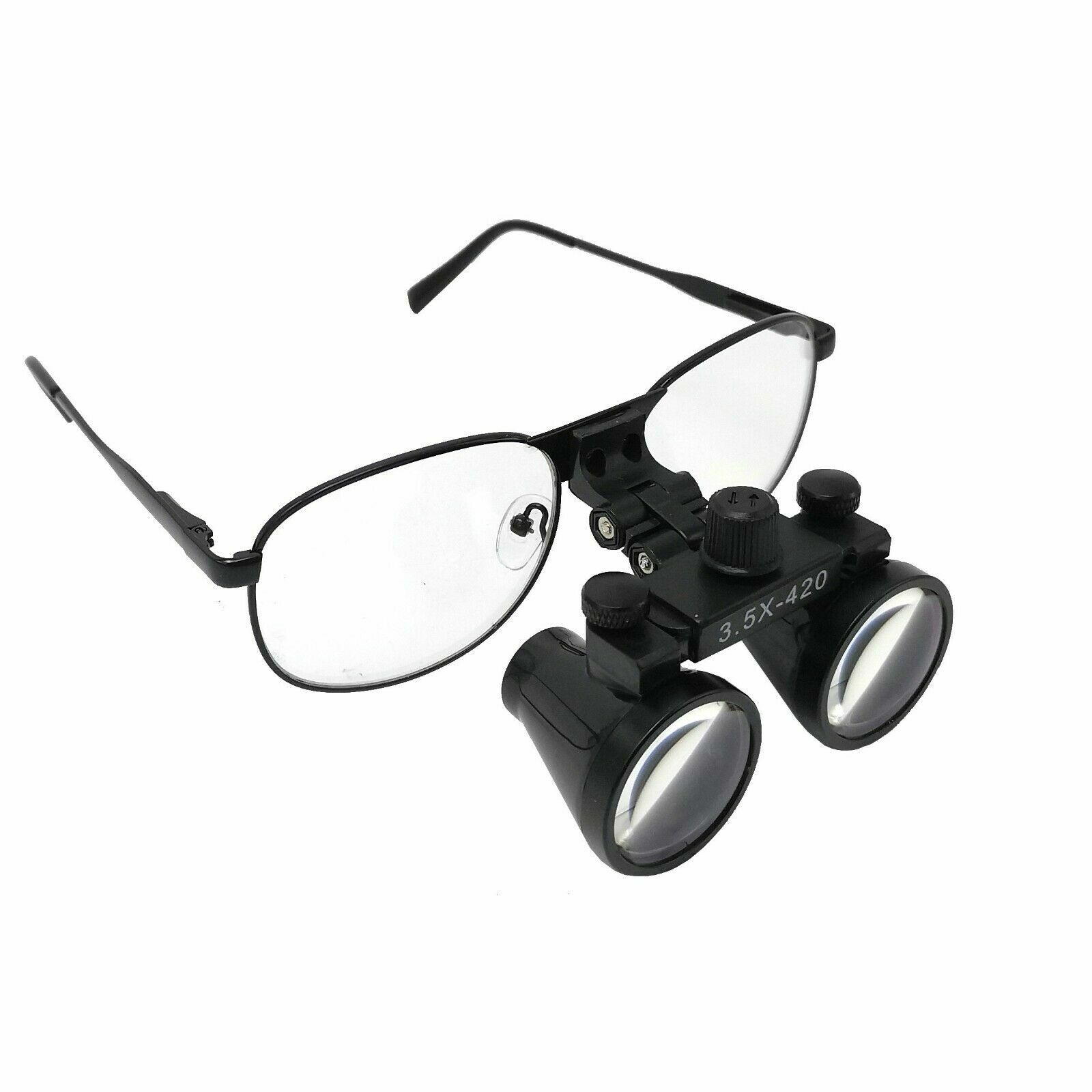 Dental Binocular Loupes Dental Magnifier Surgical Magnifiers 3.5X DY-104 Black
