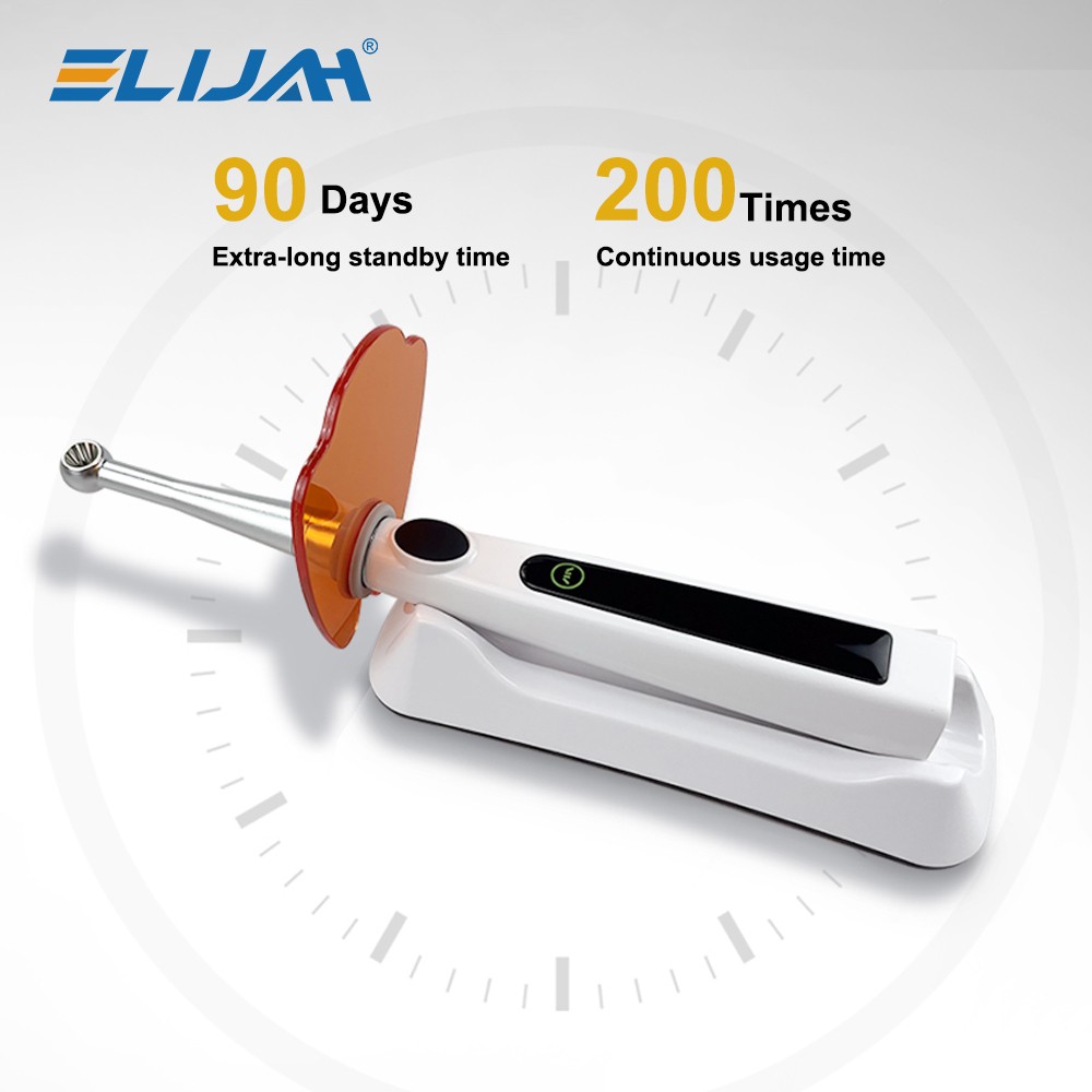 4 Modes Dental Light Cure Lamp Cordless Metal Head LED 1S Dental Curing Light