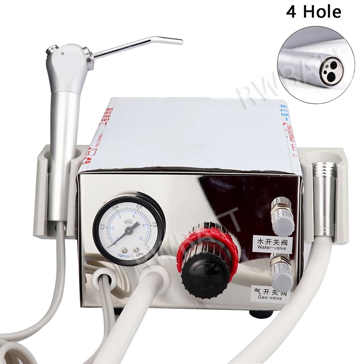 Portable Dental Turbine Unit Work with Air Compressor Handpiece 2/4 hole