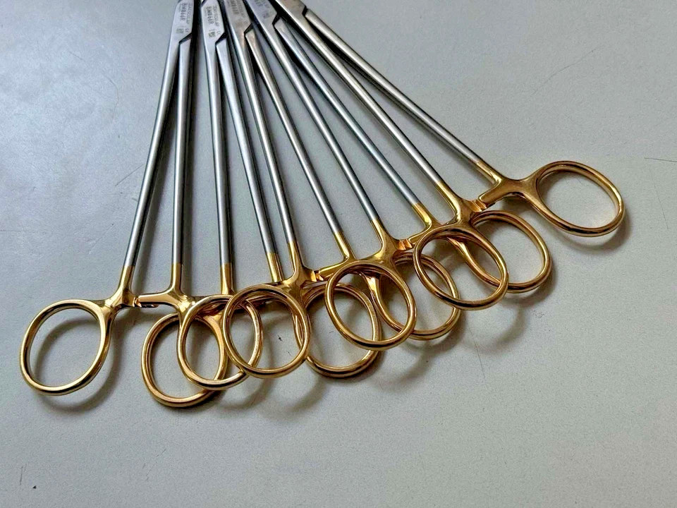 Aesculap BM066R ( LOT OF 5 ) 180mm Needle Holder FINE GRIP 7″ FOR SURGICAL