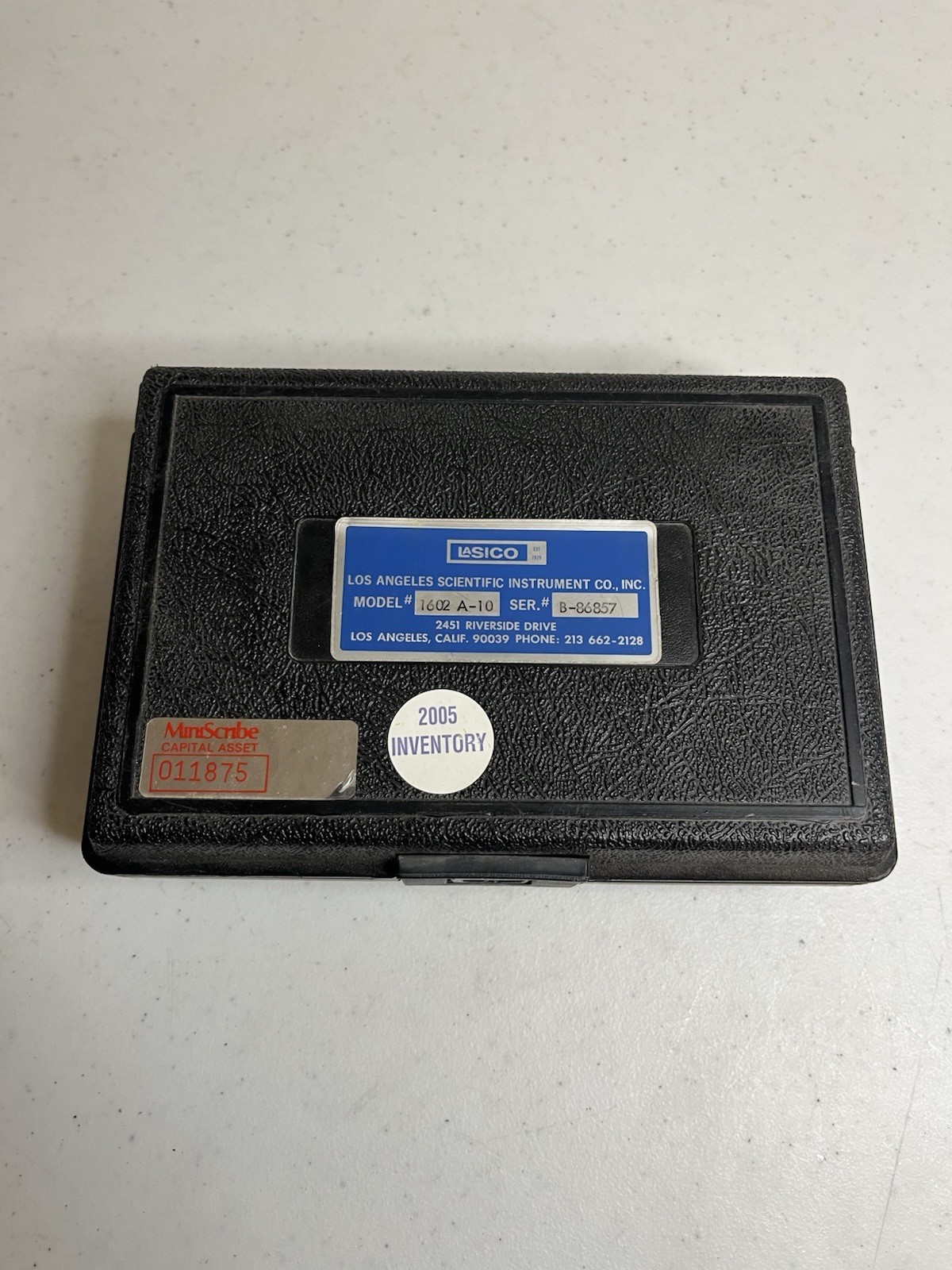 LASICO 1602 A-10 Optical Assembly / Microscope Accessory w/ Case Lab Surplus