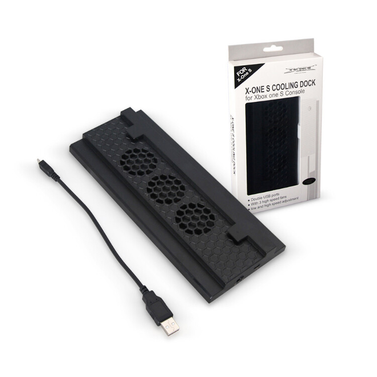 DOBE 3 High Speed Cooling Fan Stand with Dual USB Charing Port For Xbox One S