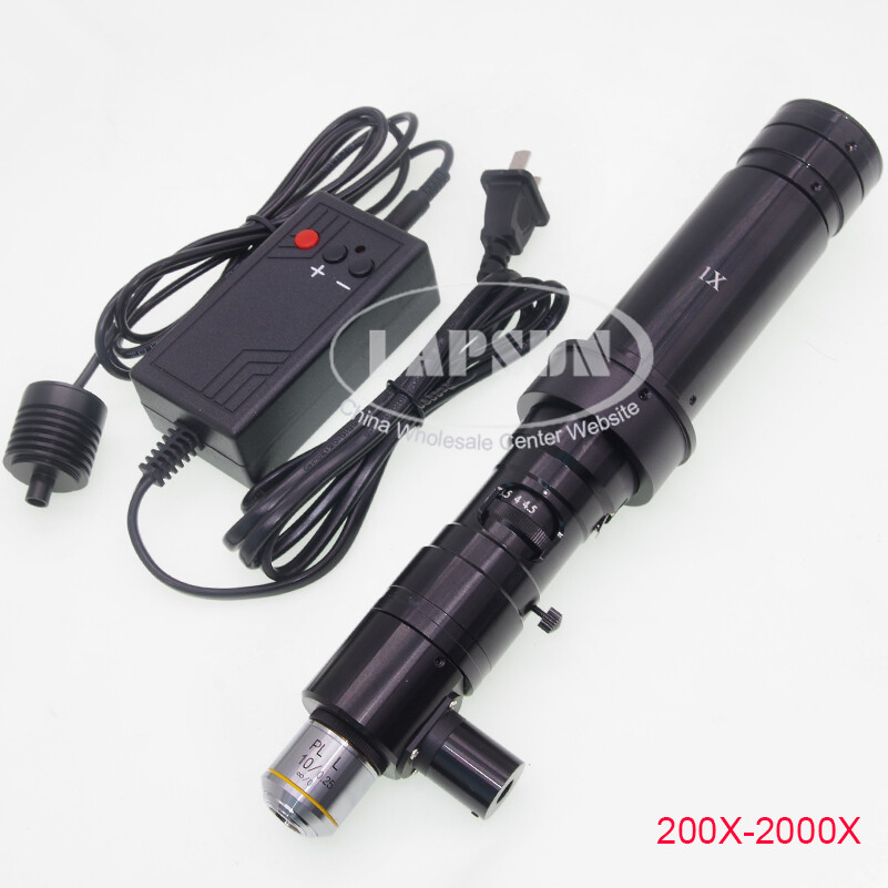 200X-2000X Zoom Industry Microscope Set Coaxial Light Lens 14MP/Sony Chip Camera