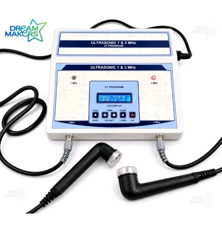 US Pro Ultrasound Therapy 1MHz & 3MHz Unit Home Use Physical Machine Free Ship..