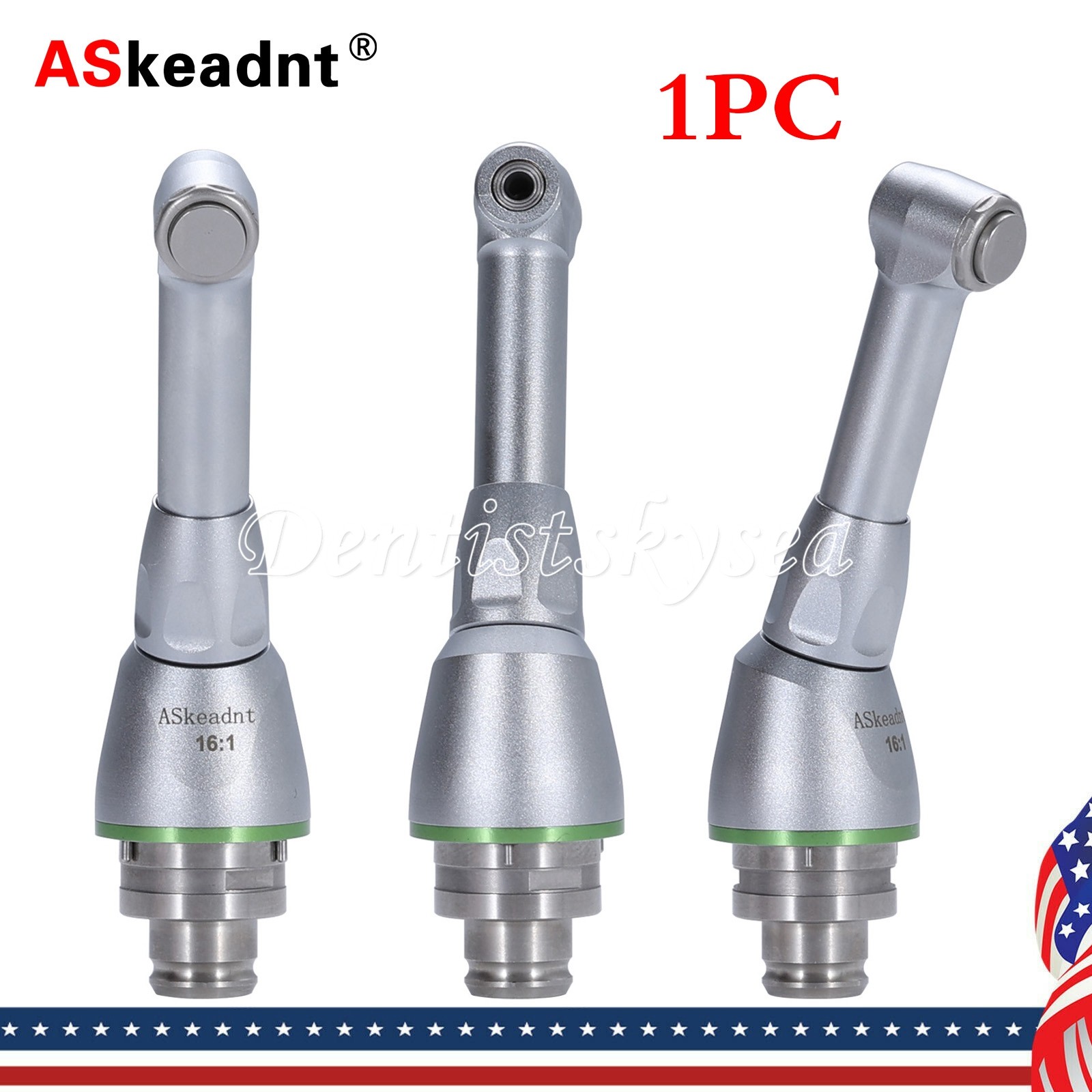 Dental Cordless LED Endo Motor 16:1 Contra Angle Head