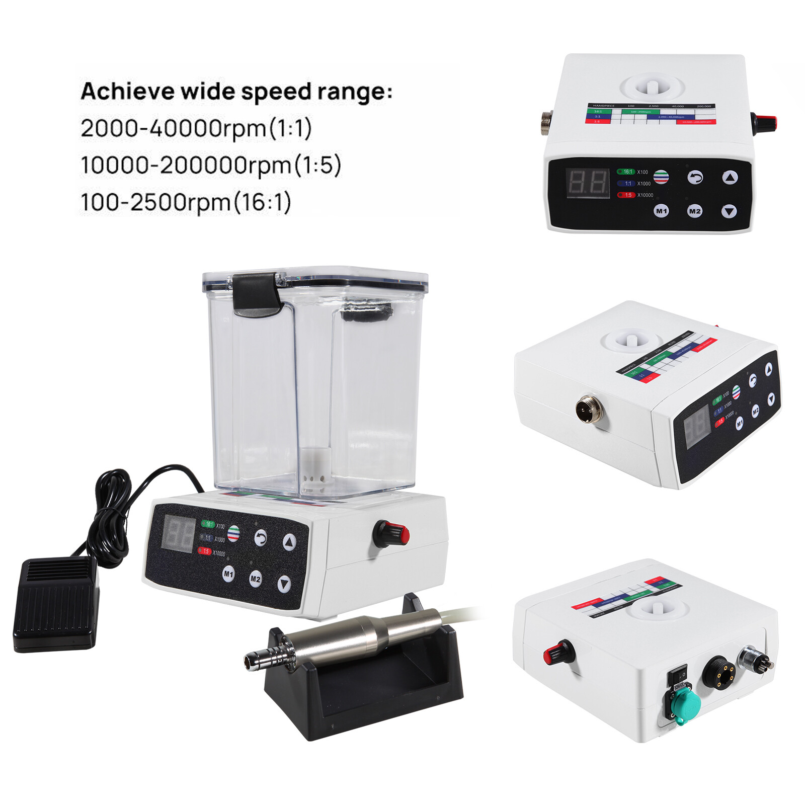 Dental LED Electric Motor System Micromotor & Water Supply For Lab Training ns