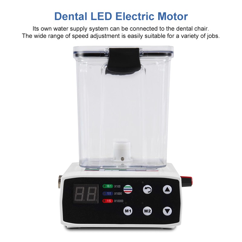 Dental Electric Micromotor Polishing Unit + 40K rpm Motor Handpiece Water Supply