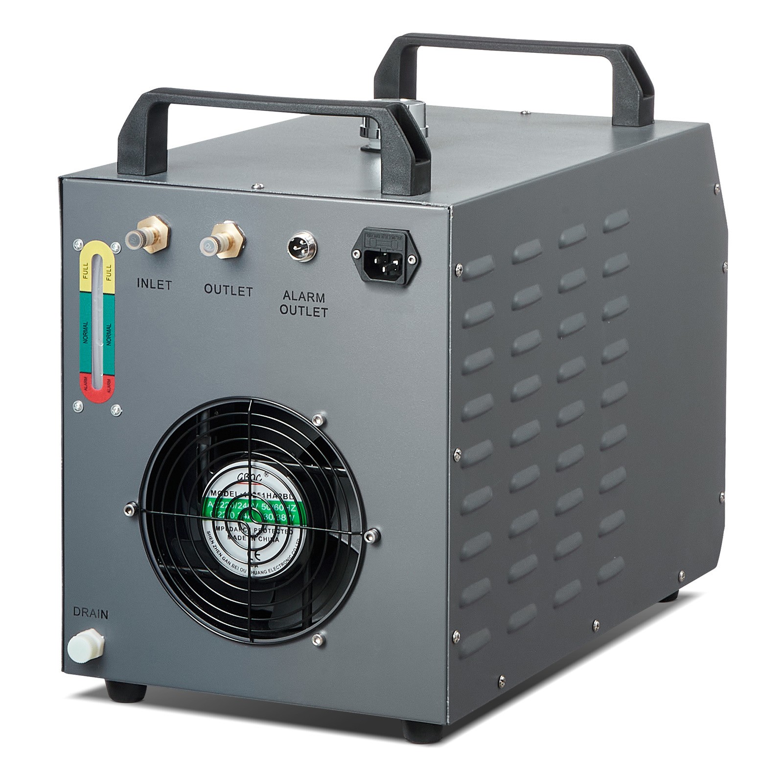 VEVOR Air-cooled Industrial Water Chiller CW-3000 12 L 12 L/min for Laser Tube