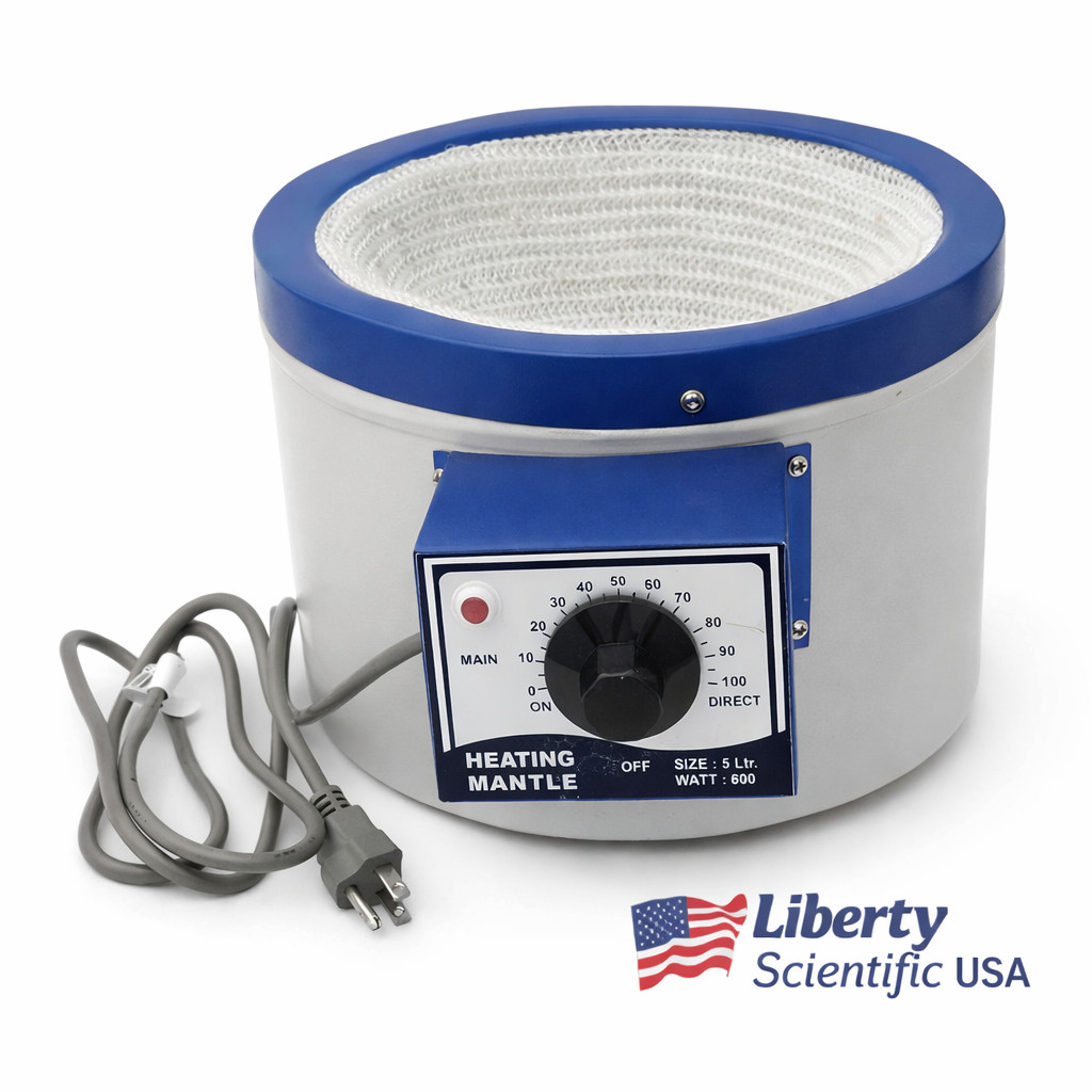 (Set of 2) 110v Heating Mantle 5000mL / 5 Liter for Round Bottom Flask 600 Watts
