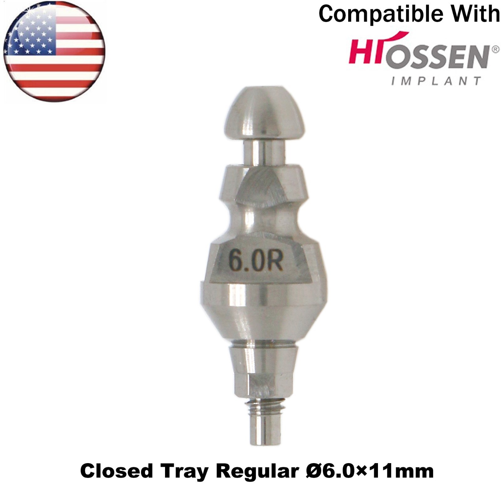 Dental Transfer Impression Coping Open Closed Tray lab Analog Fit Hiossen Osstem