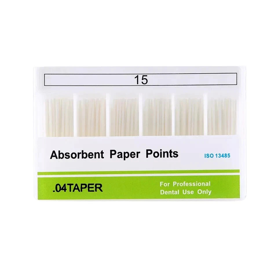7 Size Dental Endodontic Endo Taper 0.02/0.04/0.06 Absorbent Paper Points #15-40