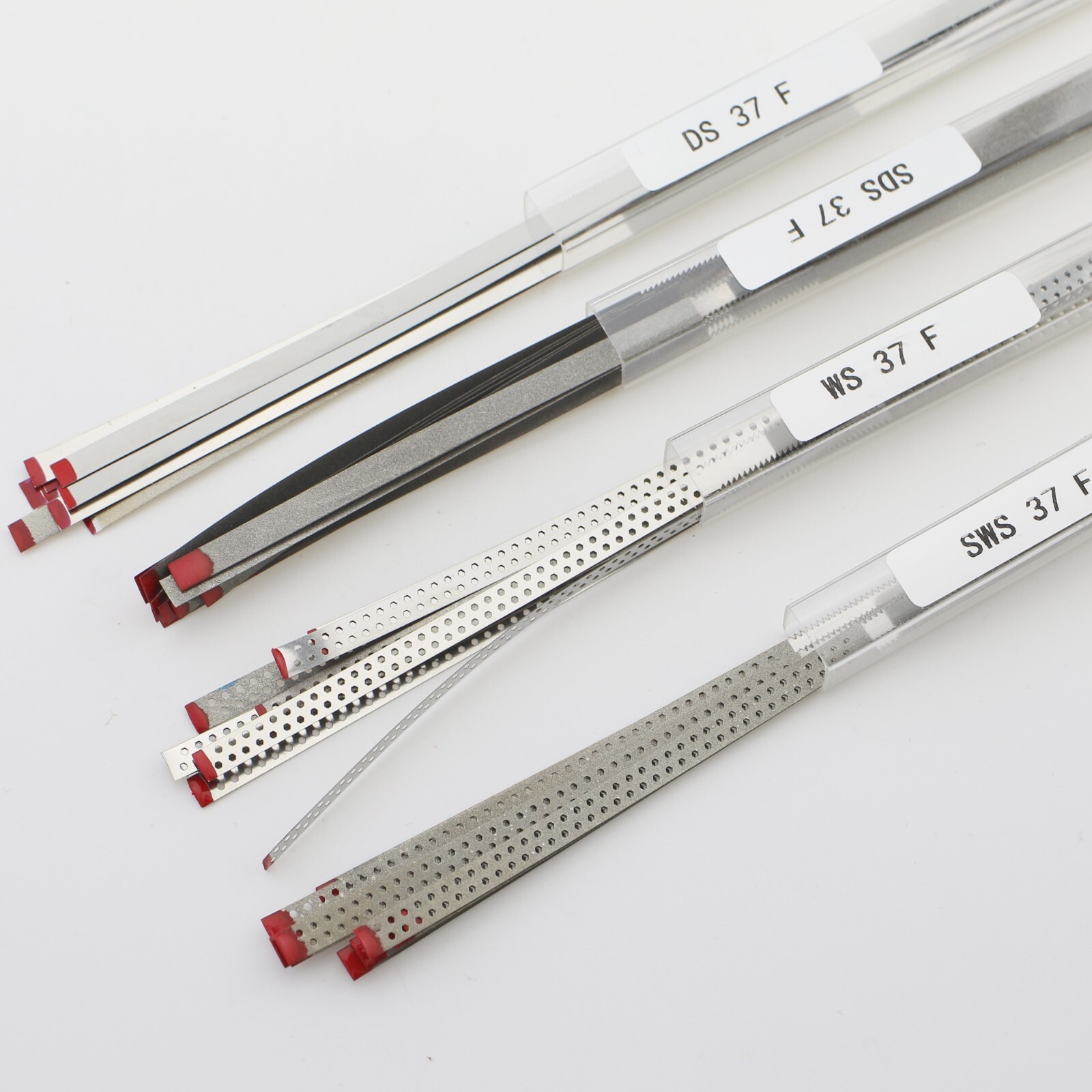 Dental Diamond Finishing Strips Perforated Saw Blade IPR Fine Medium Extra Fine