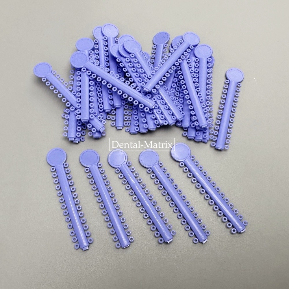 Dental Ortho Ligature Ties Elastic Rubber Bands 1040Pcs For Teeth Bracket Brace