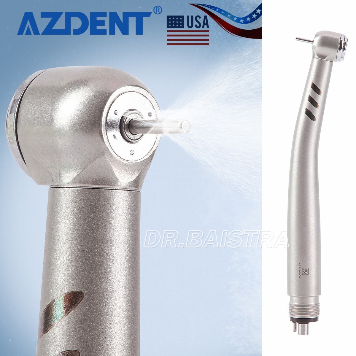 Dental PANA MAX Style High Speed Handpiece Push Button 4 Hole