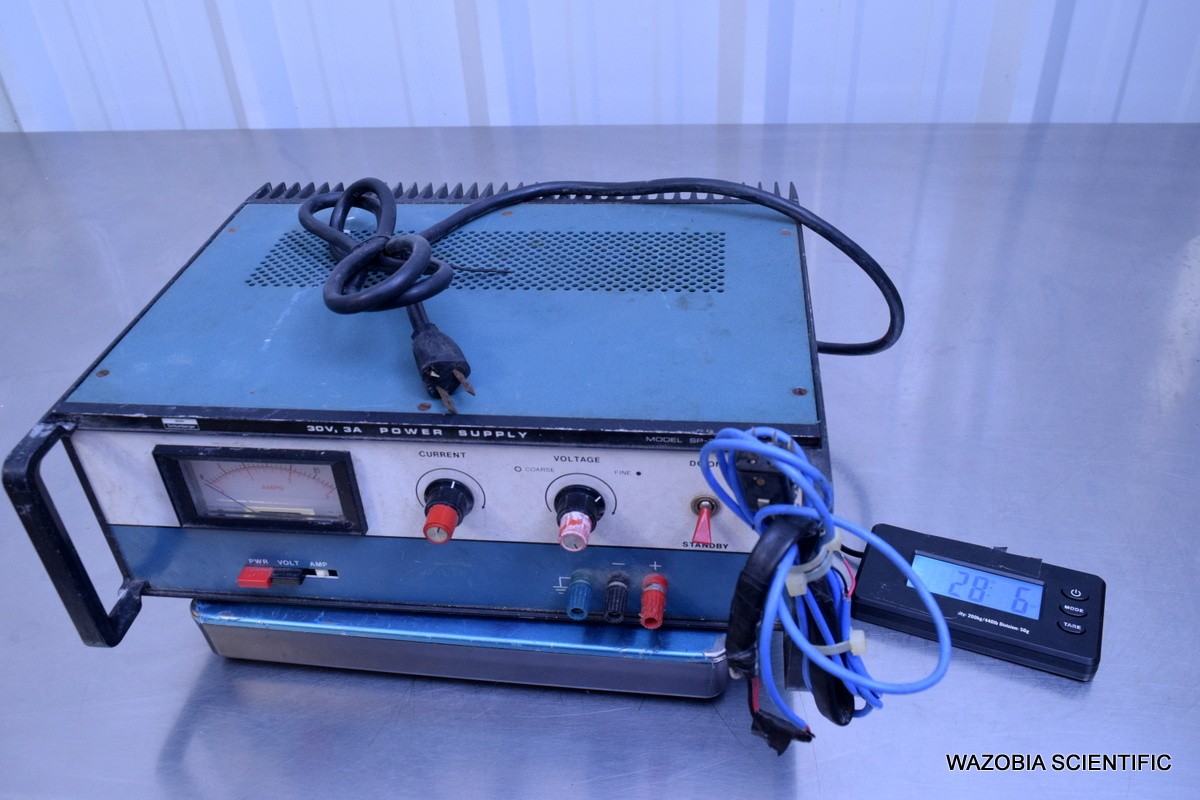HEATH SCHLUMBERGER MODEL SP-2710 30V 3A POWER SUPPLY EIA-416