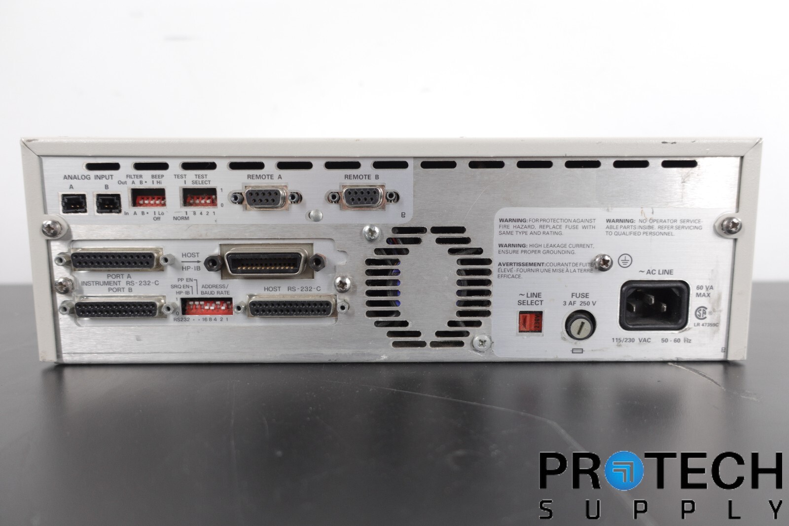 HP 35900C Dual Channel Interface Module For PARTS / REPAIR