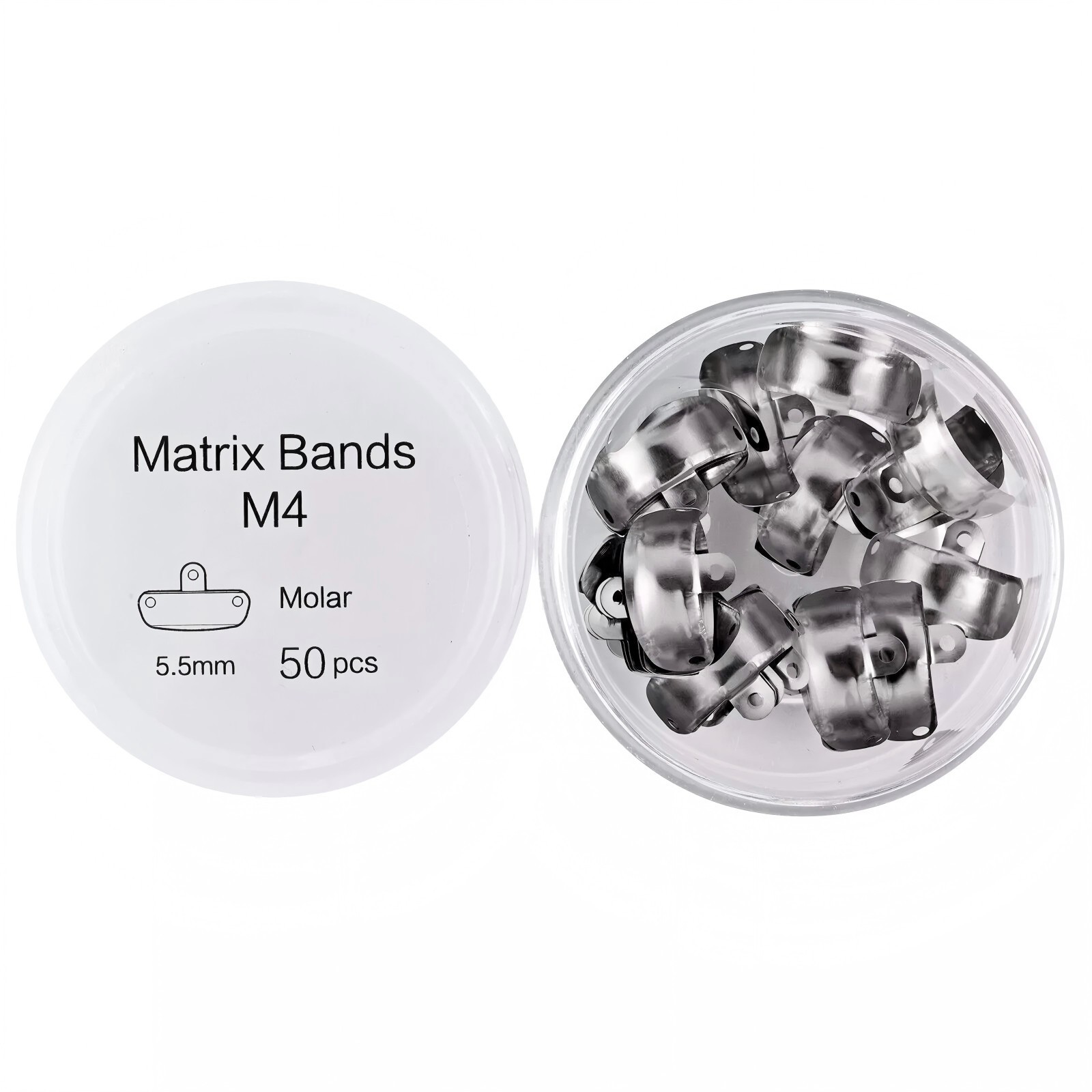 Dental Sectional Matrix System Matrices Bands Palodent 3.5 4.5 5.5 6.5mm 50/Pk