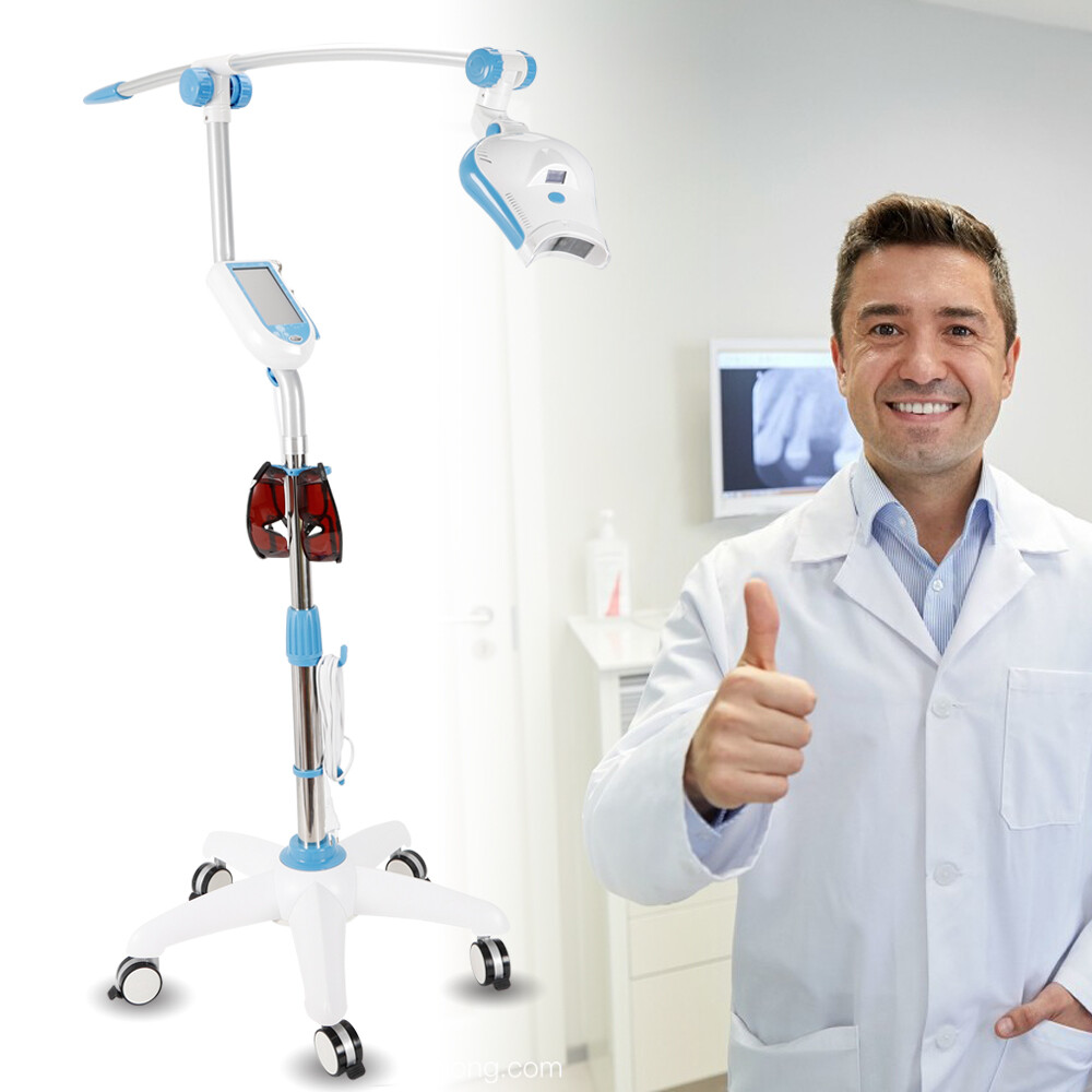 Dental Mobile Teeth Whitening Accelerator Touchscreen Bleaching LED Light HOT