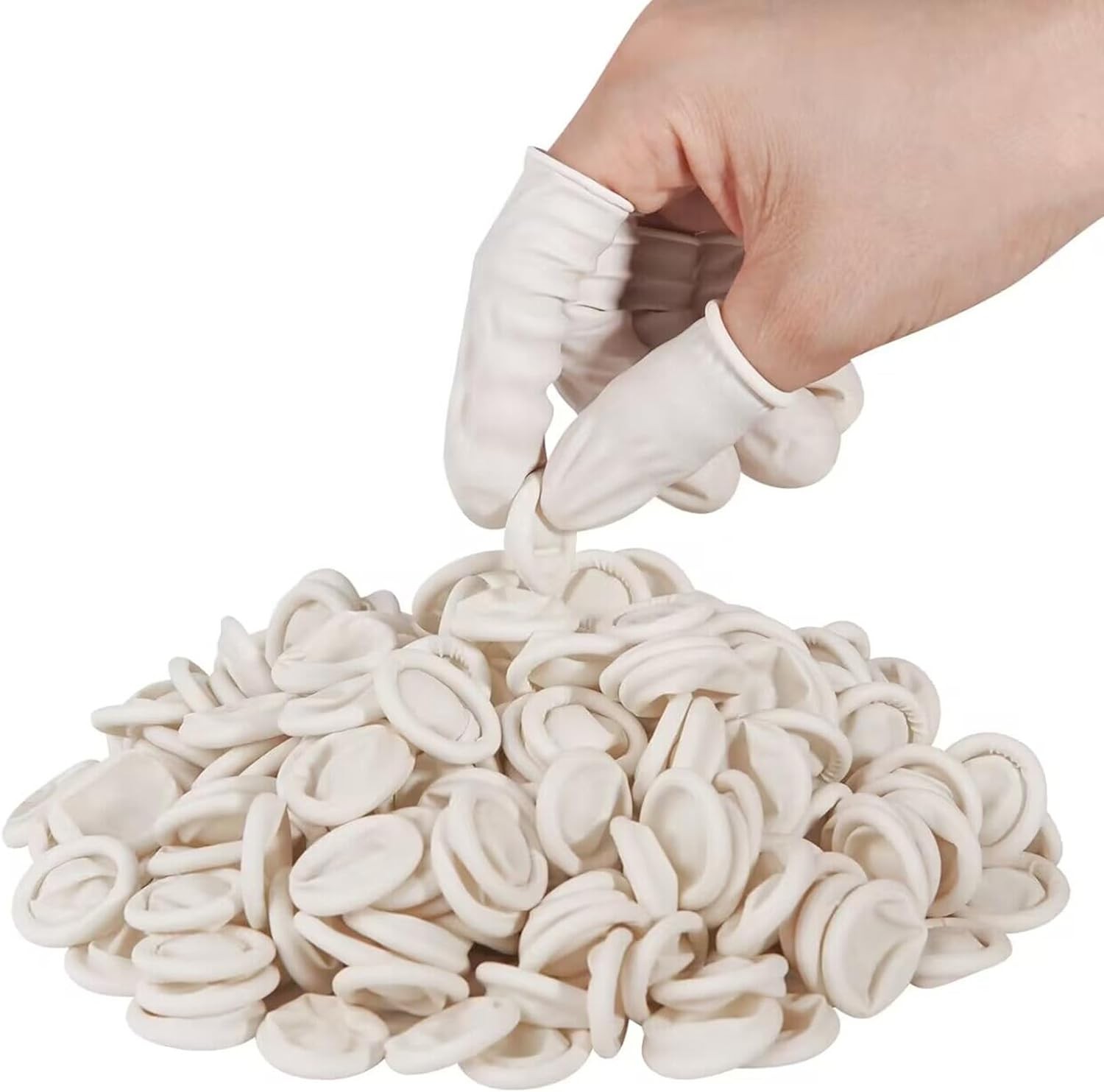 Finger Cots Disposable, Medium Finger Thumb Gloves Protectors, Sleeves Covers