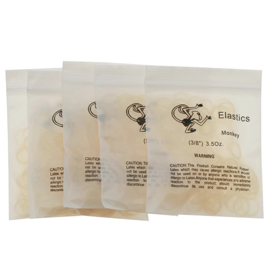 Dental Orthodontic Elastics Rubber Bands Ortho Latex Braces 3.5/5.0/6.5 OZ