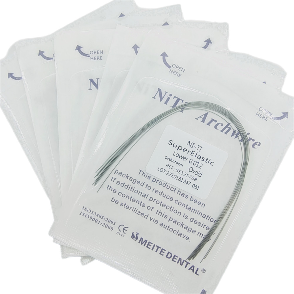 Dental Orthodontic Niti Arch Wire Super Elastic Natural Nature Form Round