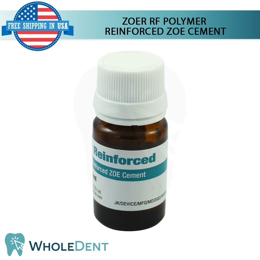 Zoer RF Polymer Reinforced ZOE Cement Restorative Material Dental Cavity Sealing