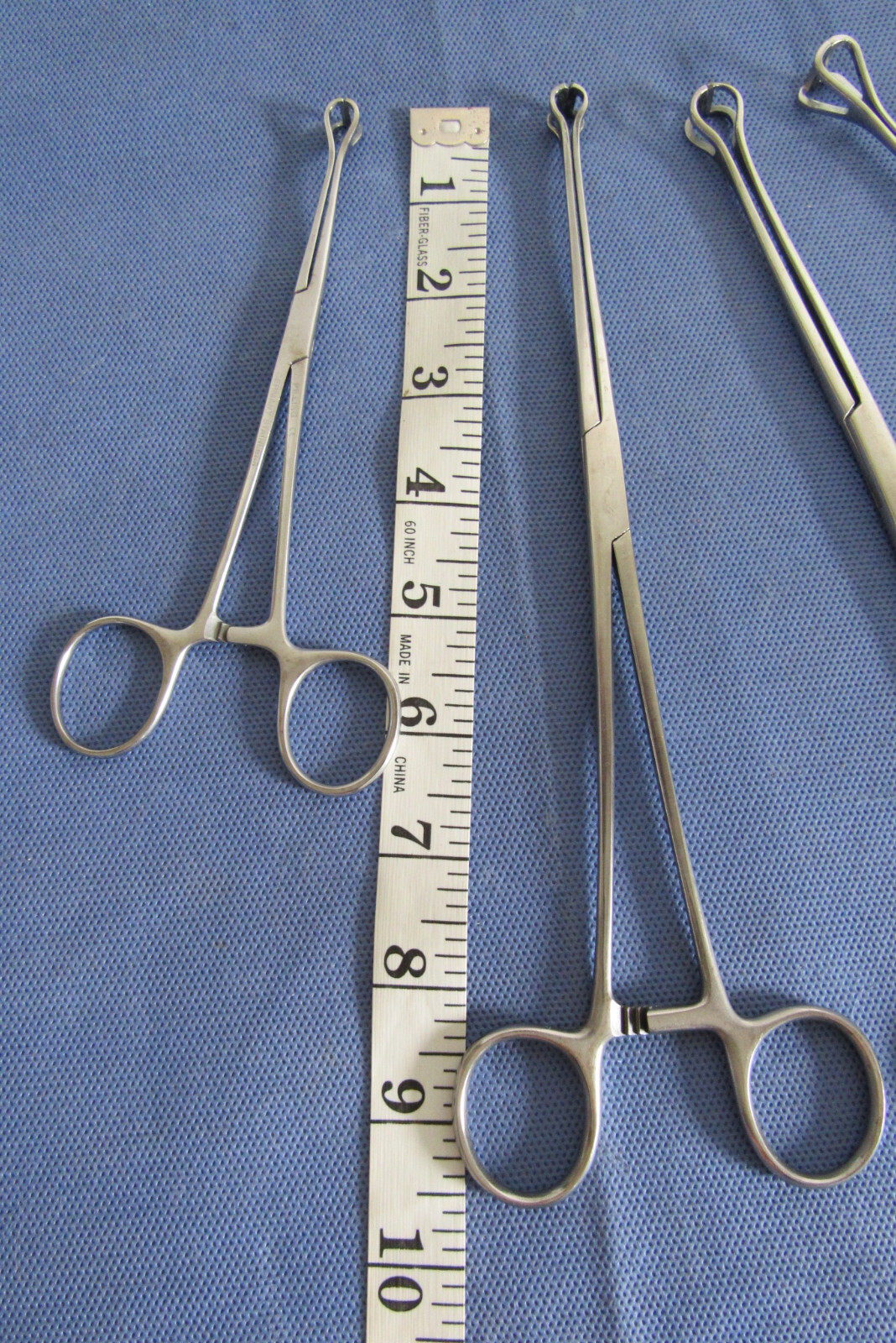 Lot of 4 Babcock Tissue Forceps Pilling & Unbranded (name faded) High Quality