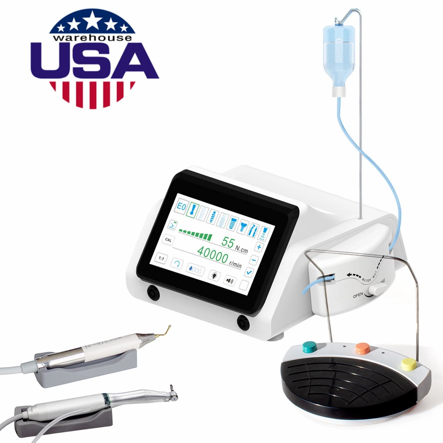 Woodpeck Style Surgery Piezo Bone Surgery Ultrasonic Bone Cutter+Implant Motor