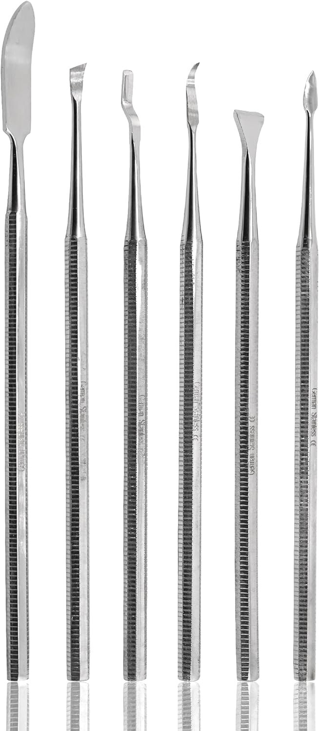 Cynamed Professional Precision Carving Tools Set – 6-Piece- Sculpting, Modeling