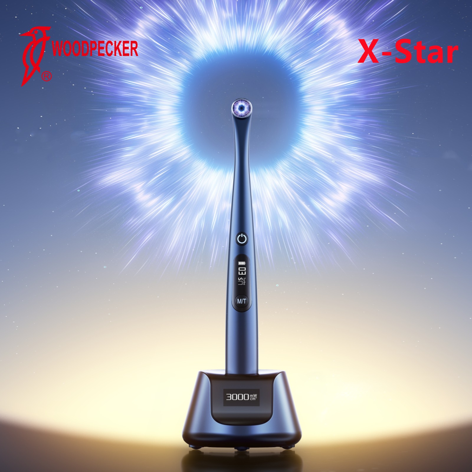 Woodpecker O-Star/ Pro X Star Dental LED Curing Light Fast Resin Lamp 3000mW/cm²